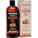 100% Pure Almond Oil - 16oz - For Skin Moisturizer, Wrinkles, Massage, Anti-Aging and Baby Oil - Cold-Pressed, Organic Carrier Oil.