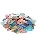 Nautical Crush Trading Sea Glass Mix | Assorted Colored Sea Glass | 22 Ounces for Art, Crafts & Decor | Bulk