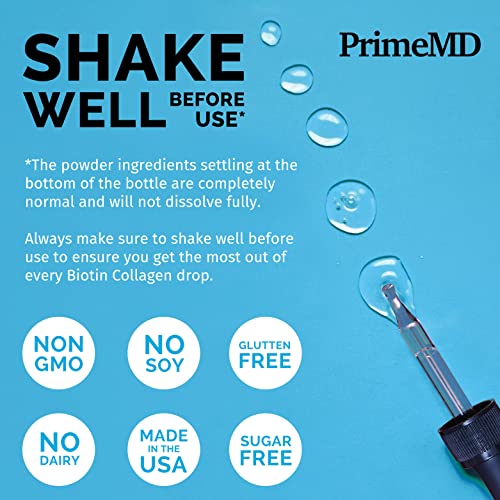 (2 pack) Liquid Biotin Collagen Keratin Saw Palmetto 25000mcg Drops 4