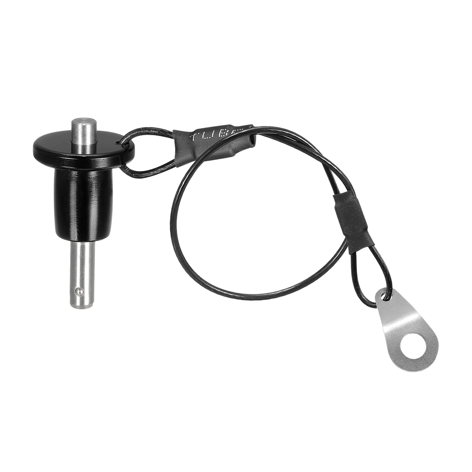 Photo 1 of uxcell Ball Locking Pins, 304 Stainless Steel Grip Push-Button Locking Quick Release Pin with 24cm Wire (5mm-10mm)