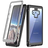 Samsung Galaxy Note 9 Case, Singdo Built-in Screen Protector Cover 360 Degree Protection Rugged Clear Bumper Case for Samsung Galaxy Note 9