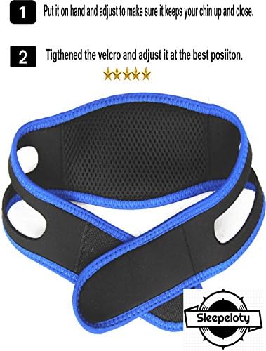 Anti Snoring Chin Strap &amp; Snoring Solution &amp; Snore Stopper- Anti Snoring Device &amp; Rem sleep solutions Snore Aid Snore Away Best Solution For Snoring &amp;Snore Stop Sleep Mask for Snoring