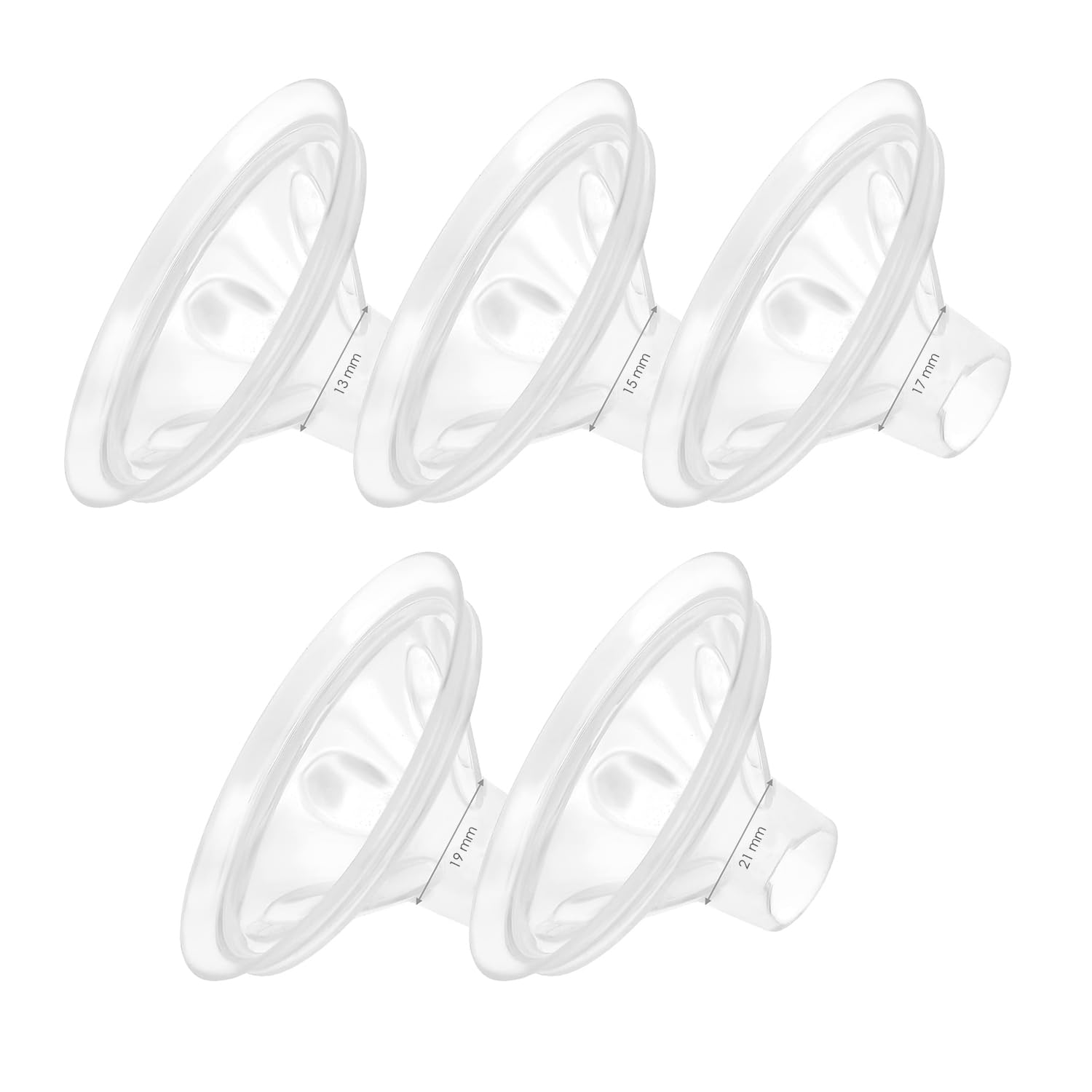 Photo 1 of 13mm/15mm/17mm/19mm/21mm Flange Cushions Compatible with Spectra/BabyBuddha 24mm Shields/Flanges Replace Flange Inserts Compatible with Spectra Breastpump Parts Reduce Nipple tunnle Multiple Sizes