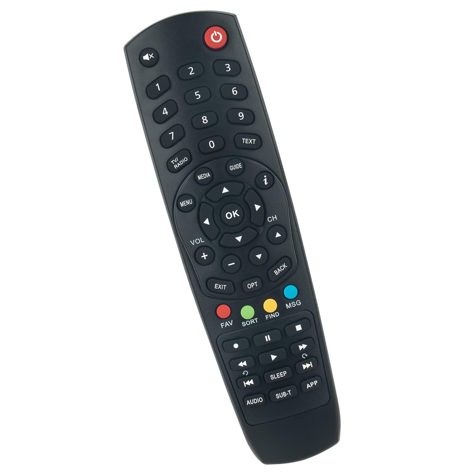 VINABTY Universal Replace Infrared Remote Control Fit for DIGILINE KA-003HD,KA-003HD,KA003HD,ELOKA003HD,TELMFY4303