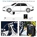 Foxnovo Tire Inflator for Car/Portable Air Compressor/Car Tire Pump/Auto Tire Pump with Pressure Gauge- Easy to Store - Auto Shut Off -Emergency Led Lighting & Long Cable for Car