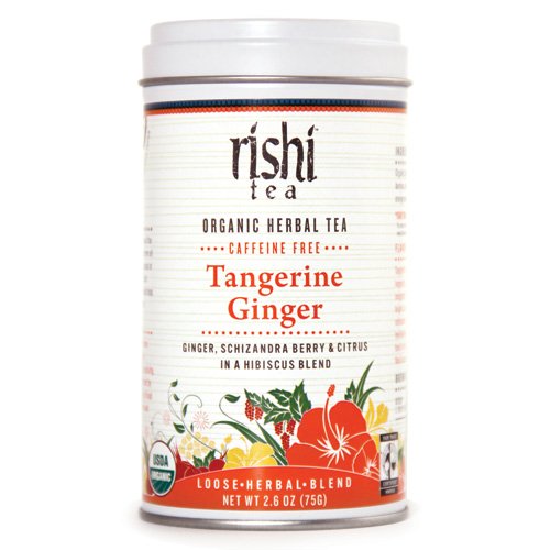 Rishi Tea Organic Tangerine Ginger Loose Tea, 2.6Ounce