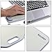 Kavalan [2018 New Version] Portable Laptop Table with Handle, Height & Angle Adjustable Sit and Stand Desk, Bed & Breakfast Table Tray, Foldable Laptop Stand Holder for Sofa, Couch & Floor - Beige