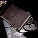 VICUNA POLO Business Man Bag Classic Plaid Design Men Messenger Bag Shoulder Bag(brown)
