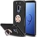 Galaxy S9 Plus Case, Elegant Choise Hybrid Slim Durable Soft 360 Degree Rotating Ring Kickstand Protective Case with Magnetic Case Cover for Samsung Galaxy S9 Plus (Gold)