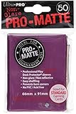 Ultra Pro Pro Matte Black Berry Colored Deck Protector Sleeves