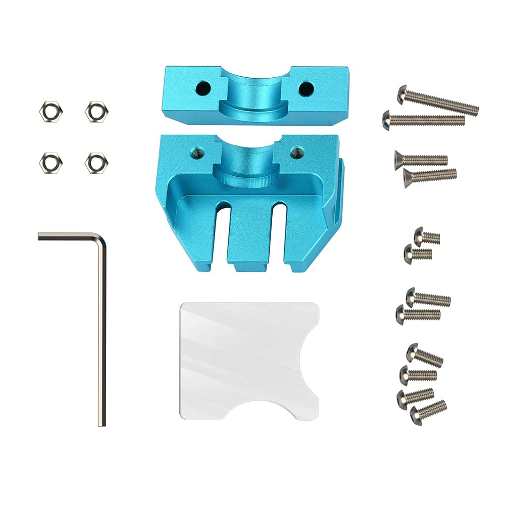 3D Printer All Metal Mount Compatible with V6 hotend Volcano Dragonfly BMO for Creality Ender 3 / V2 /Pro, CR10 / S4 /S5 and Ender 5 Series Upgrade