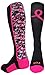 Digital Camo Aware Over the Calf Socks (Black/Neon Pink, Large) - Black/Neon Pink,Large