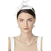 BABEYOND Fascinators Hats for Women - Velvet Tea Party Hat Kentucky Fascinator Derby Bridal Wedding Headband