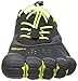 Vibram Men's V Running Shoe, Black/Yellow, 41 EU/8.5-9.0 M US