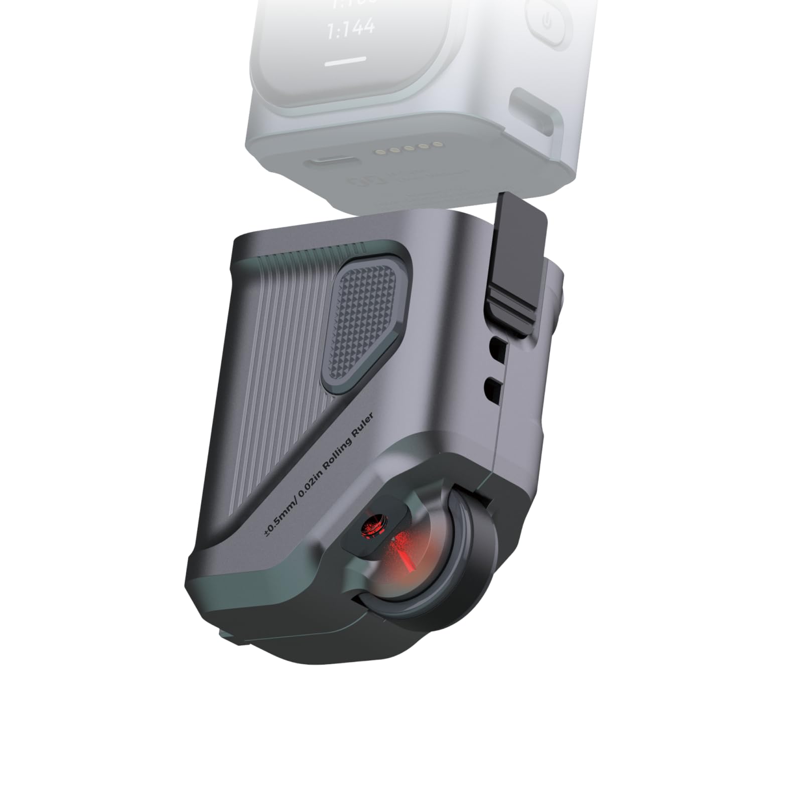 HOZO M-Cube Laser Measuring Tool Adaptor 05 Scale Roller,Electronic Digital Tape Measure with Laser,Infinite Customized Scales and ±1/32 inch Accuracy,93 Built-in US Imperial, Metric Scales