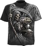 Spiral - Mens - DEATH ANGEL WRAP - Allover T-Shirt Black