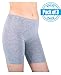 Sexy Basics Women's Cotton Stretch Active Slip Shorts | 3 Pack & 6 Pack Boy Short Boxer Briefs