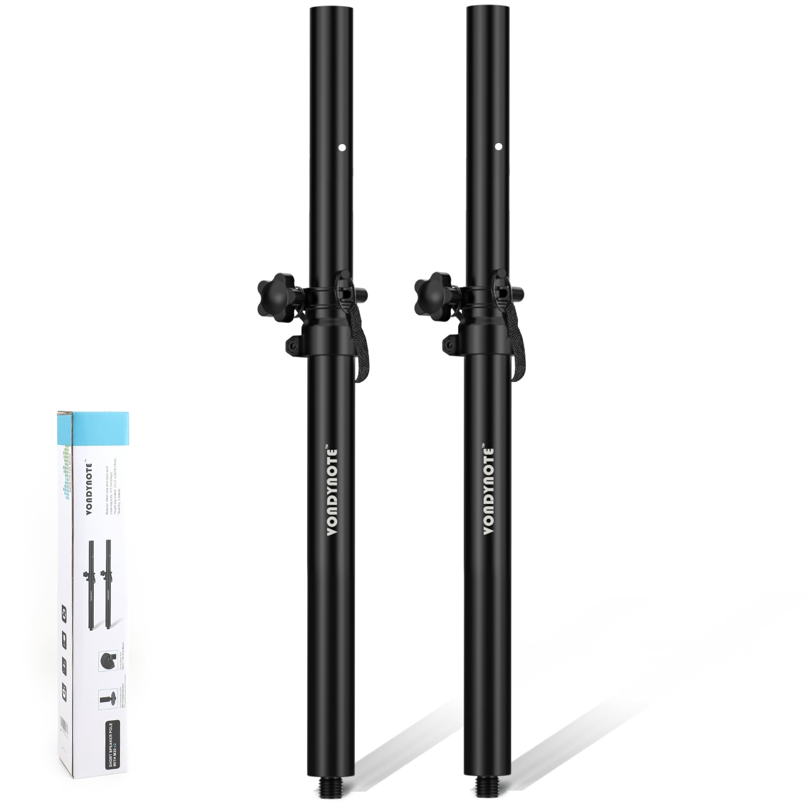 Mua Set of 2 Short Speaker Poles for Subwoofer Mini Speaker Pole Mount