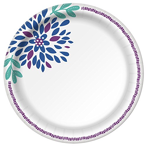 Dixie Everyday Paper Plates, 10 1/16", 220 Count, 5 Packs of 44 Plates