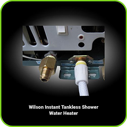 Portable Tankless Water Heater & Outdoor Shower 6 Liter Capacity
