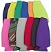 Blank Foam Beer Bottle Coolie (Variety Color 10 Pack)