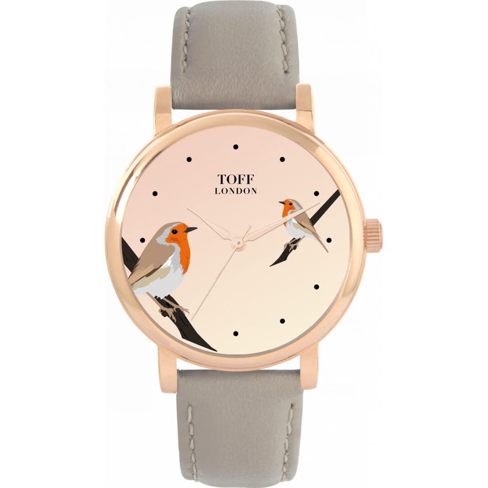 Toff London Ladies Robins Bird Watch
