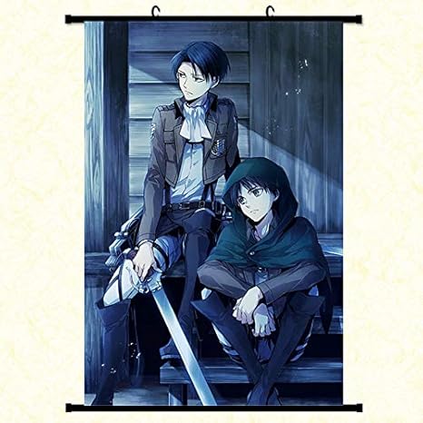 Amazon Tiamo タペストリー 進撃の巨人 Attack On Titan 掛ける絵 巻物 同人 部屋飾り壁 軸物 壁畫 おしゃれ アニメ 萌えグッズ 装飾 壁掛け 部屋飾り 誕生日プレゼント おしゃれ 萌え 可愛い アニメ好き 90cmx60cm アニメ 萌えグッズ 通販