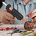 Hot Glue Gun, Meterk Mini Hot Melt Glue Gun with 50pcs Glue Sticks 20W Glue Gun Kit for Small Craft Projects Home Quick Repairs Artistic Creation