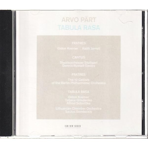 Arvo Part - Arvo Part: Tabula Rasa - Amazon.com Music