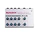 Nady MM-242 4 Stereo / 8 Mono Channel Mini Mixer with mono/stereo mode, ¼” Inputs and outputs – battery powered, or use optional AC adapter