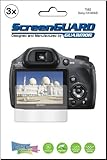 3x Sony CyberShot DSC-HX300 DSC-HX300V Digital Camera Premium Clear LCD Screen Protector no cutting, Exact fit and satisfaction guaranteed! (3 Pieces, GUARMOR Brand)