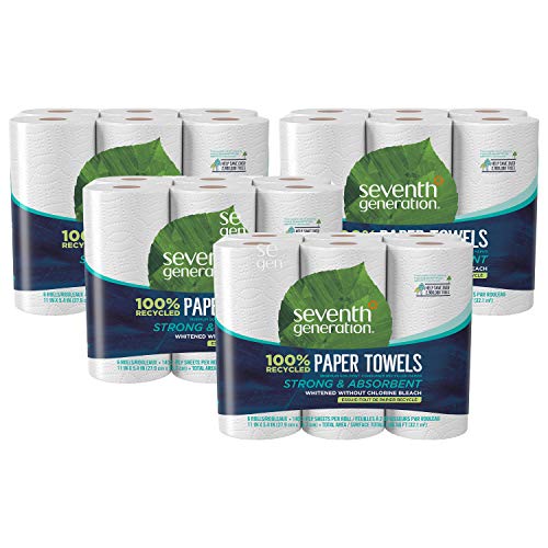 Seventh-Generation-Paper-Towels-100-Recycled-Paper-2-Ply-6-Count-Pack-of-4