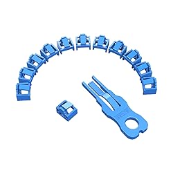 12pcs RJ45 Port Lock with 1Keys, Locking RJ45