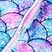 uideazone Infant Toddler Baby Girls Colorful Fish Scale Mermaid One-Piece Swimwear Swimsuit Bathing Suit for 12-18 Months Pink