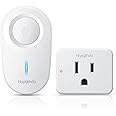 HAPYTHDA Remote Control Outlet,15A/1500W, 300 Feet RF Range Remote Light Switches Kit, No Wiring Needed Wireless Remote Outlet Switch for Light, Small Electrical Appliance, Compact Design, TUV Listed