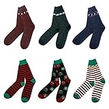 Funny Socks, Gmall Unisex Christmas New Year Gifts Novelty Cartoon Holiday Party Colorful Dress Crew Socks