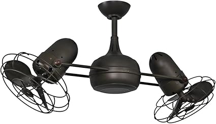 Amazon Com 40 Quot Matthews Dagny Bronze Double Headed Ceiling