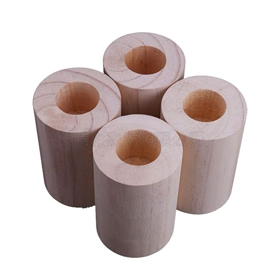 Supporting foot Holz Farbe massivholz runde möbel erhöhen pad unterstützung fuß tischbein Bett erhöhen pad Sofa fuß Schrank f