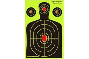 SYNERGY BRANDS 12 x 18 Splatter Target Pack of 25. Highly Visible Shooting Sports Targets for Indoor/Outdoor Range Time. High Contrast Color Allows You to Easily Witness Landed Shots for Immediate Visual Feedback
