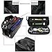 Toiletry Bags, Sumnacon Unisex PU Leather Waterproof Travel Toiletry Bag Organizer Perfect for Shaving Grooming Dopp Kit & Household Business Vacation, Cosmetic Bag with Portable Handle