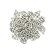 Blesiya 50 Pieces Bulk Celtic Knot Charms Beads for Earring Necklace Lucky Findings DIY