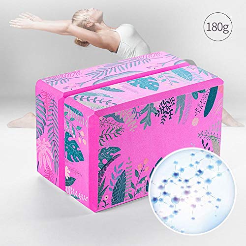 Rubyu-Set-of-2-Yoga-Blocks-Yoga-Block-High-Quality-Yoga-Block-Stable-and-Non-Slip-Yoga-Pilates-Training-Stretching-Exercises-for-Beginners-and-Advanced-Players-Colourful