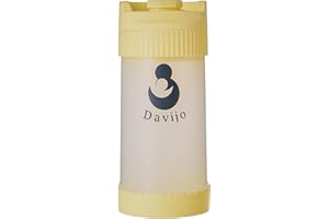 Davijo Formula Dispenser - Completely Replaces Hand Scooping - Fill The Desired Portion with just a Few clicks - Formula Container to go - 10ounces Baby Milk Powder Storage