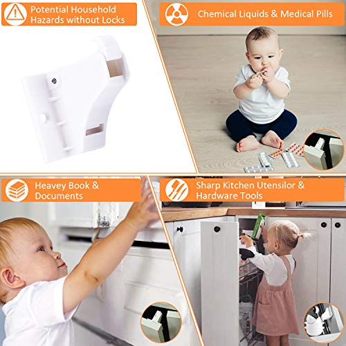 Locks, 12 Pack Baby Proofing Lock for
