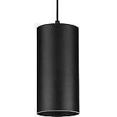 Progress Lighting P500356-031 6IN CYL RNDS Cylinder, Black, 12.00x6.00x6.00
