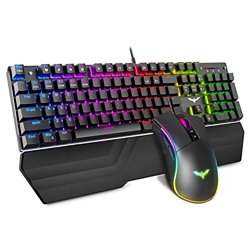 Buy havit Store Havit Mechanical Keyboard and Mouse Combo RGB Gaming