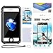 iPhone 7 Plus Waterproof Case, Easylife IP68 Certified Snowproof Shockproof Dirtproof Matte Back Cover with HD Optical Lens Enhanced Audio Designed Cover Perfectly Fit for iPhone 7 Plus-Black