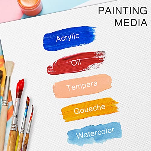 LotFancy Canvas Boards for Painting, Multipack of 28, 5x7\