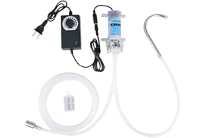 JUMSHON Household Electric Water Transfer Pump 110V Speed Adjustable for Ice Maker Coffee Machine Water Cooling,Food Grade Auto Siphon Self Priming Pump for Bottling Wine,Beer and Kombucha,2L/Min,Low Noise