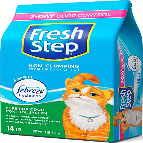 Fresh Step NonClumping Premium Scented Cat Litter with Febreze